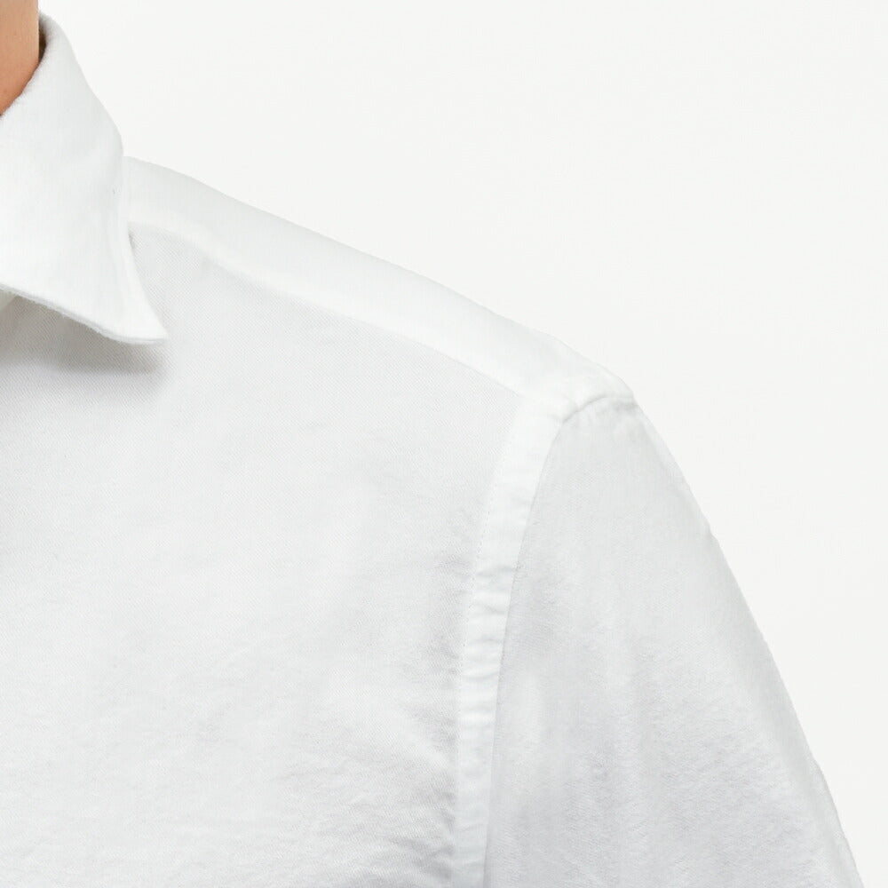 Giannetto（ジャンネット） コットンライトネルセミワイドカラーシャツ SLIM FIT/513600L81 11052002109