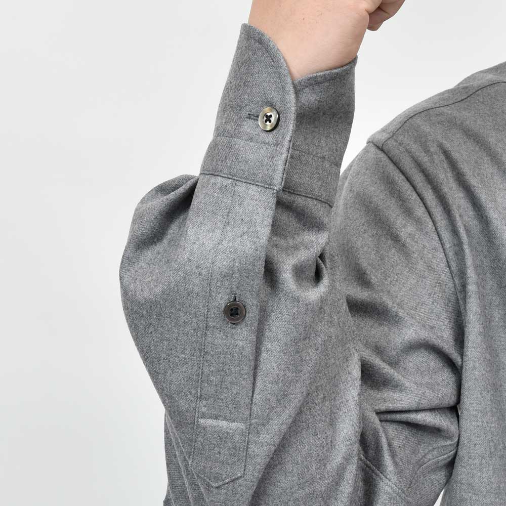 la favola（ラファーヴォラ） ウールフランネルシャツ BIG SHIRT S10 11052400146