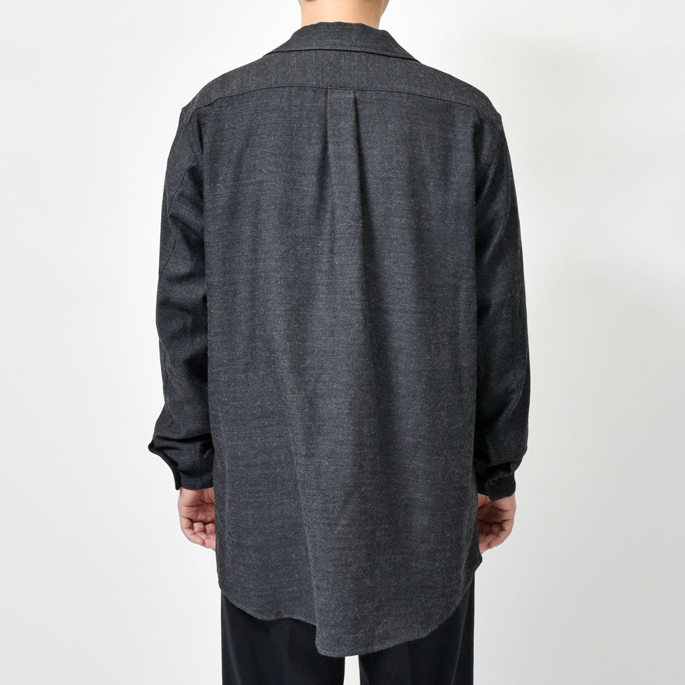 AMBELL(アンベル) KEY PIECE ウールコットンスキッパーシャツ 00124 11052402163