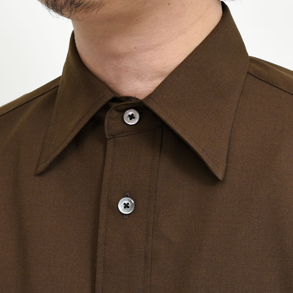 la favola（ラファーヴォラ） ウールトロピカルシャツ BIG SHIRT S10 11061400146
