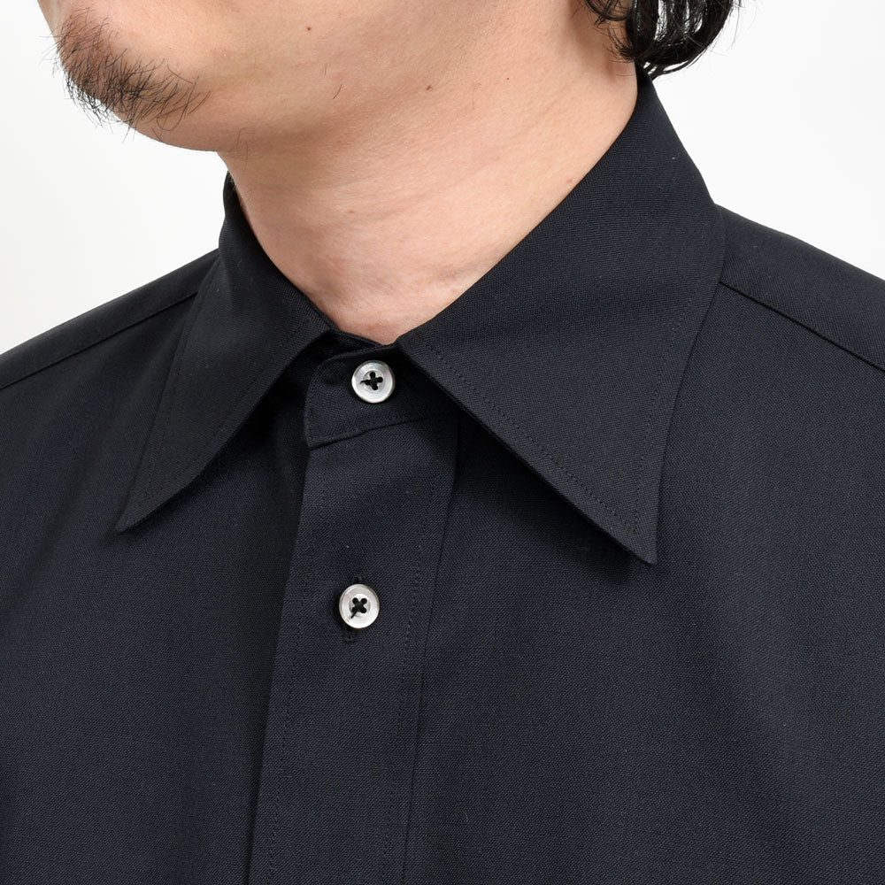 la favola（ラファーヴォラ） ウールトロピカルシャツ BIG SHIRT S10 11061400146