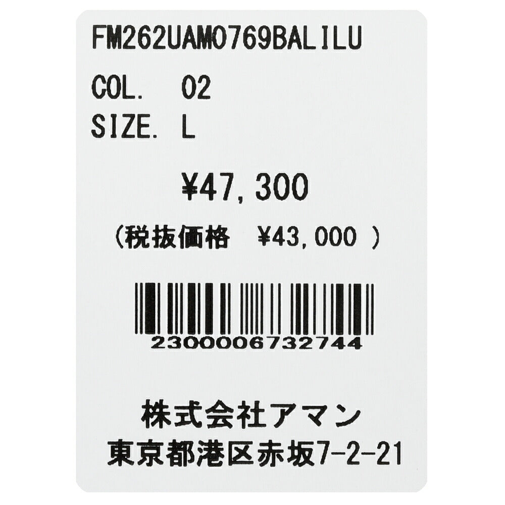 Finamore（フィナモレ） LUIGIルイジ/BALIバーリ コットンマイクロハウンドトゥースワイドカラーシャツ 11062002039