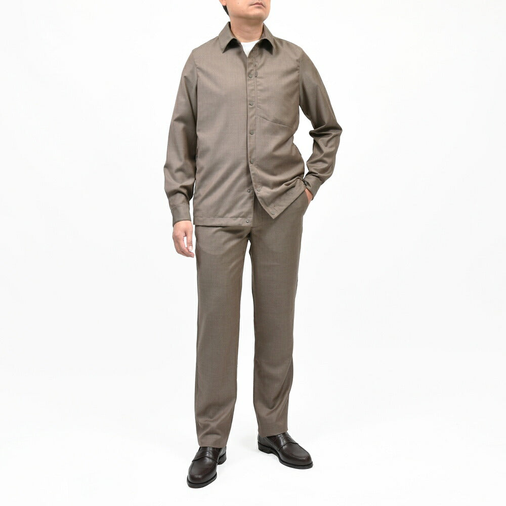 SEASE（シーズ）NEW GATE SHIRT ウールギャバジンオーバーシャツ SI039TN700 11062016039