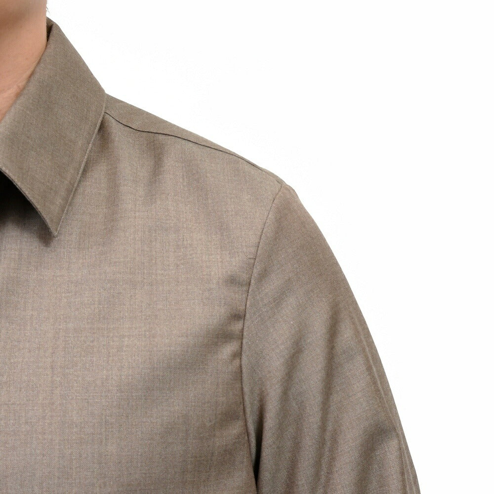 SEASE（シーズ）NEW GATE SHIRT ウールギャバジンオーバーシャツ SI039TN700 11062016039
