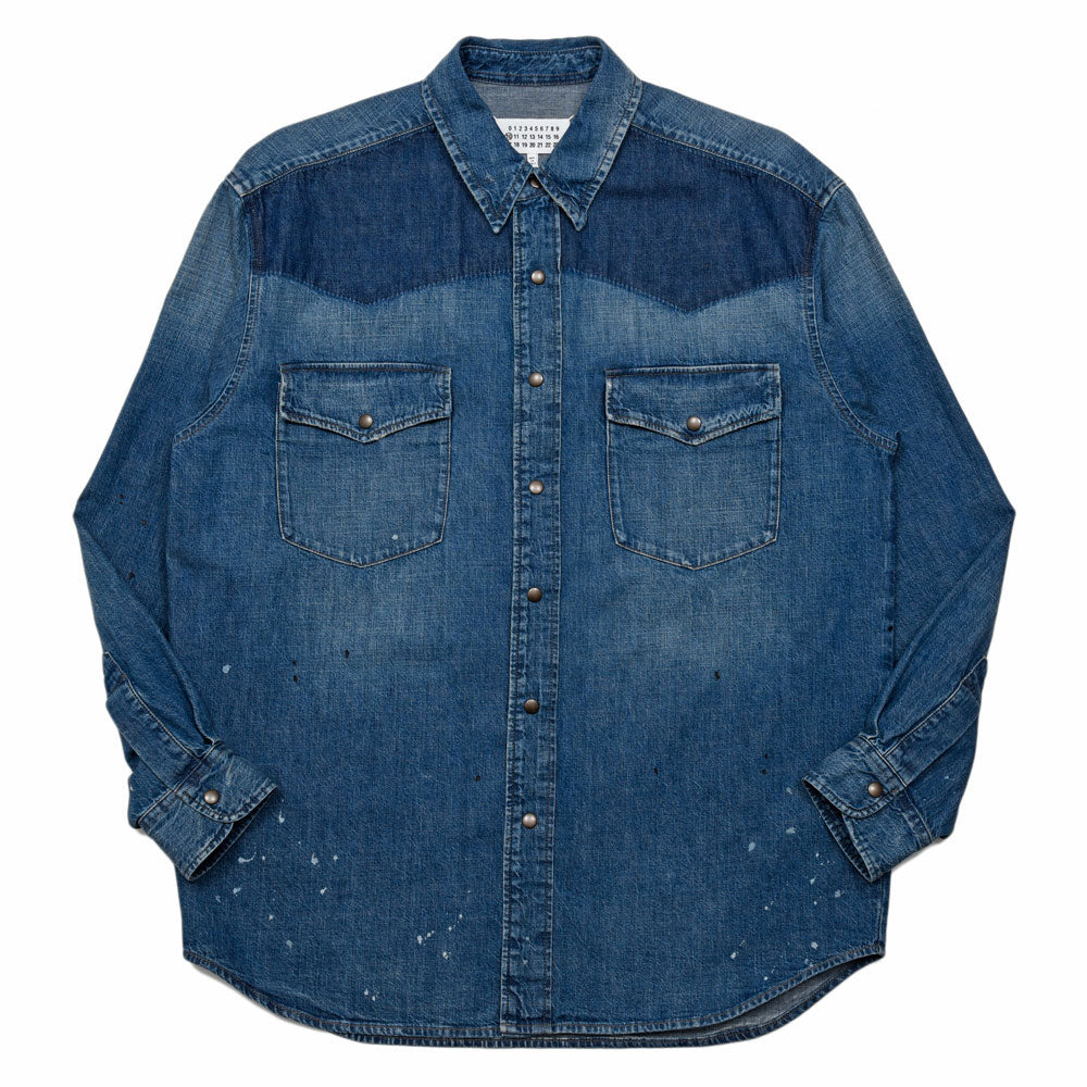 Maison Margiela（メゾン マルジェラ） デニムウェスタンシャツ S50DT0084M30021 11062400144