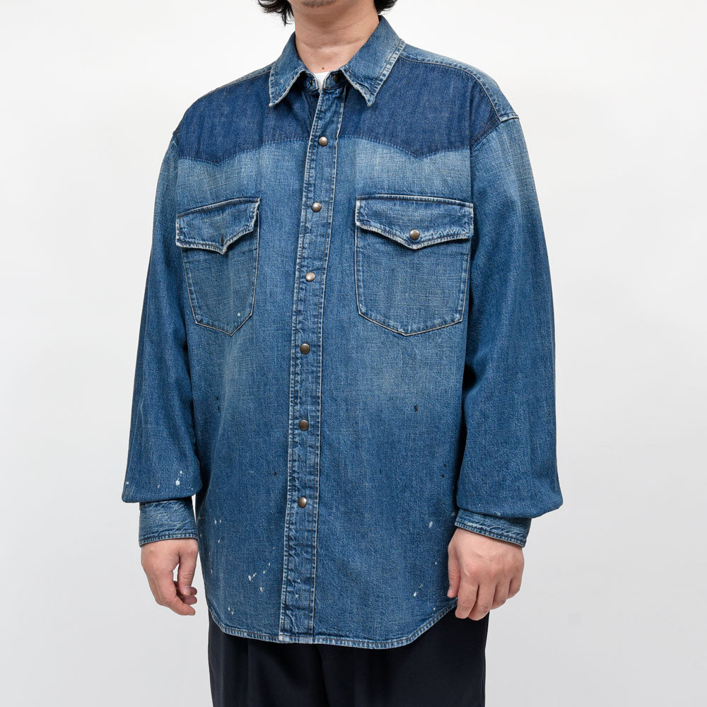 Maison Margiela（メゾン マルジェラ） デニムウェスタンシャツ S50DT0084M30021 11062400144
