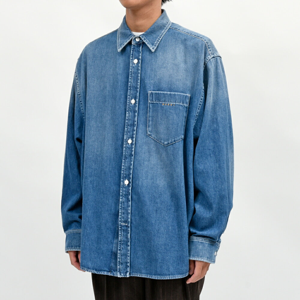 MARNI（マルニ）ウォッシュドデニムシャツ CUJU0396A0 USCZ43 11062401138