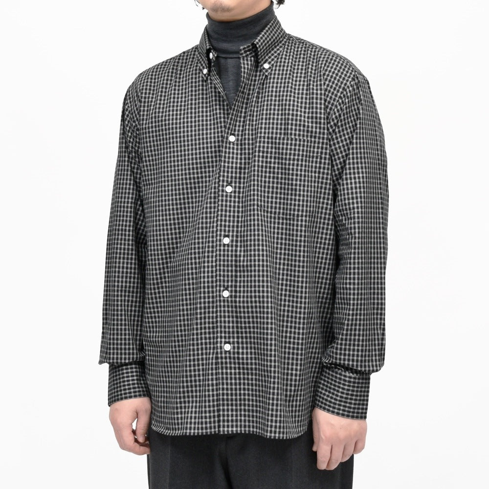 garoh（ガロウ）shirt04 コットングラフチェックボタンダウンカラーシャツ 11062800195