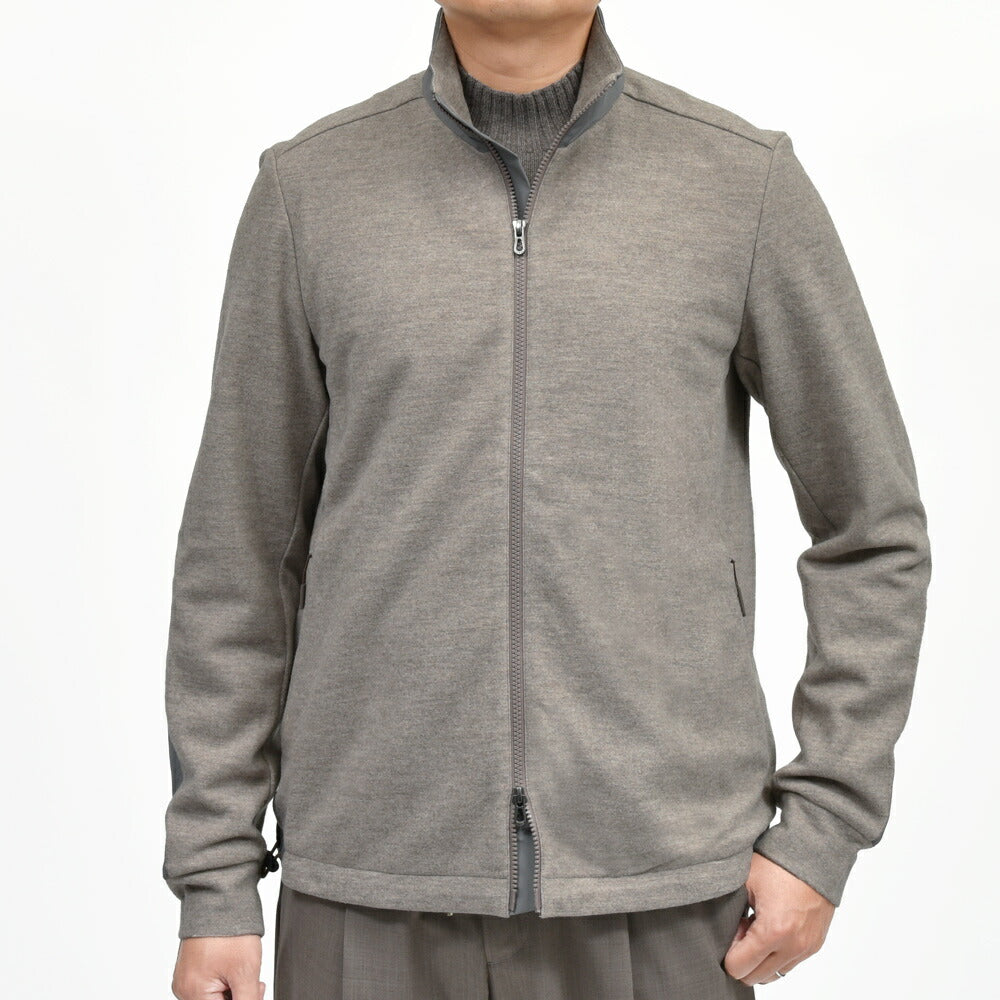 SEASE（シーズ） EXPLORER SWEATSHIRT ウールナイロンフランネルジャージスタンドカラージップブルゾン WK034TJ109 12052000039
