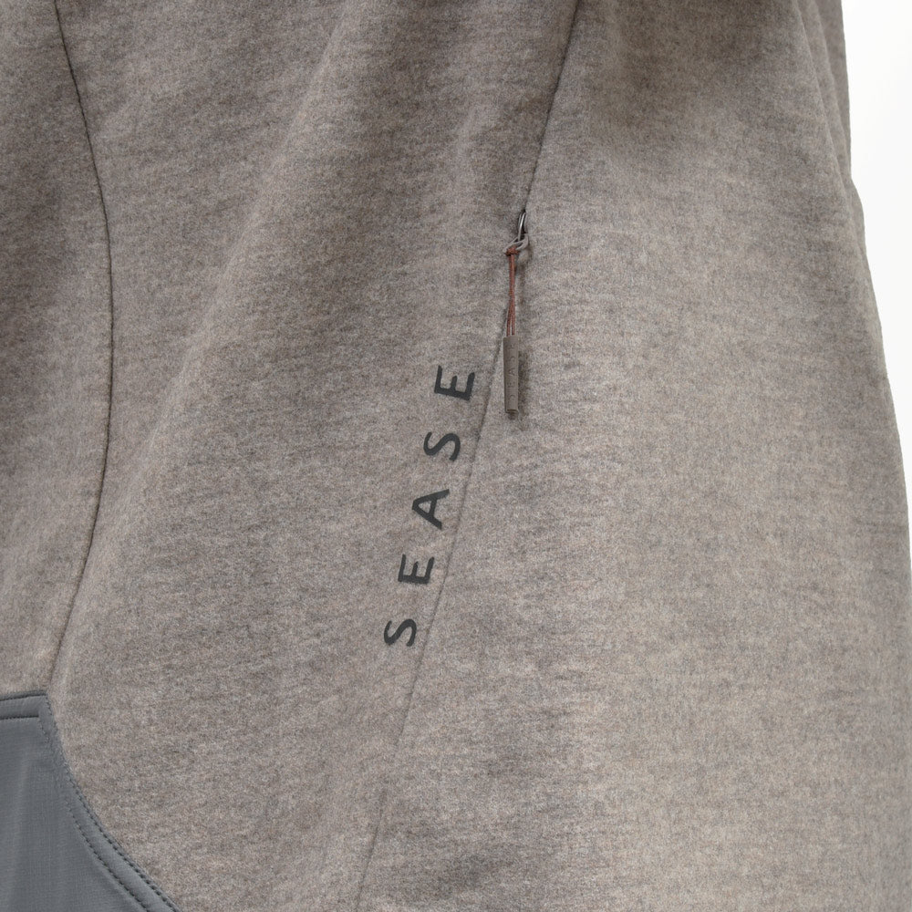 SEASE（シーズ） EXPLORER SWEATSHIRT ウールナイロンフランネルジャージスタンドカラージップブルゾン WK034TJ109 12052000039