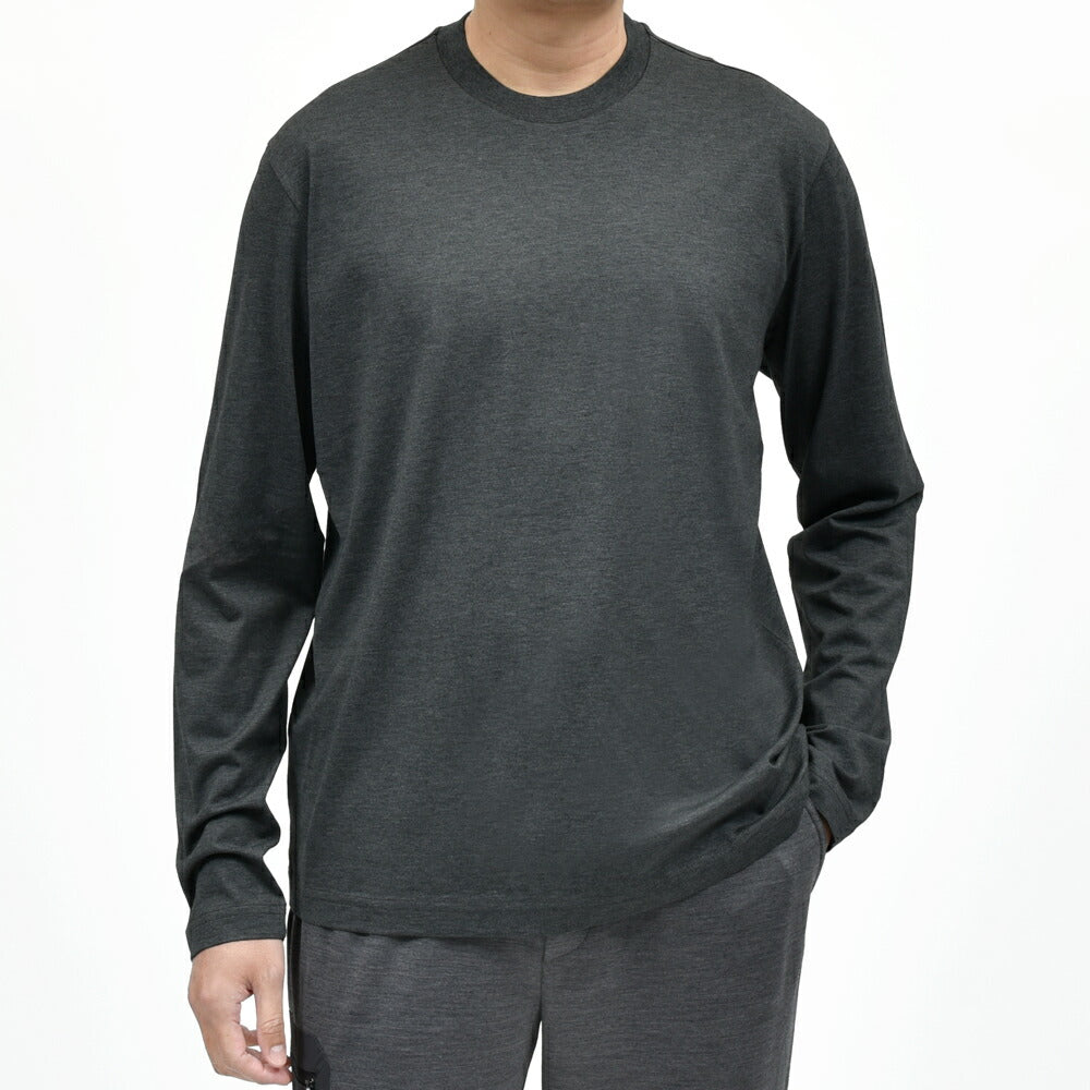 Stefan Brandt（シュテファン ブラント） コットンフライスL/Sクルーネックカットソー ELI LA SUPER 60/884-52641005 12056004065