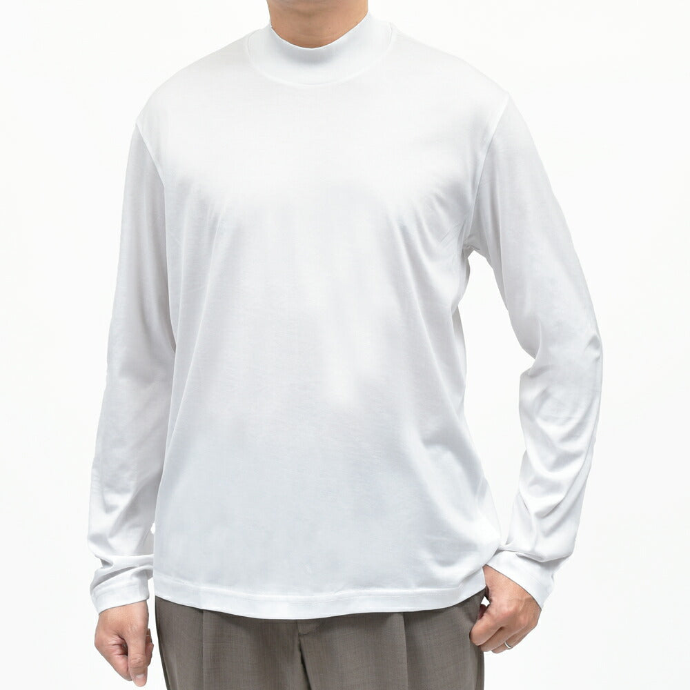 Stefan Brandt（シュテファン ブラント） コットンフライスL/Sモックネックカットソー ELI TURTLE LA SUPER 60/884-52641008 12056006065