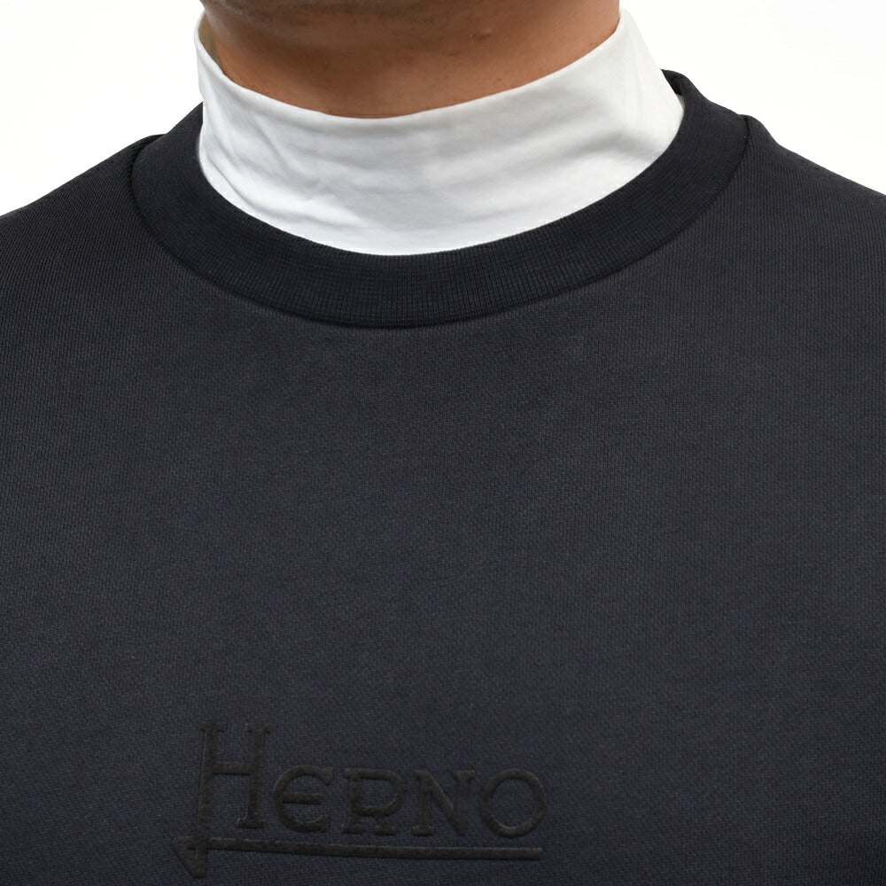 HERNO（ヘルノ） RESORTリゾート コットンクルーネックロゴスウェット JG00049UR-52113 12062600132