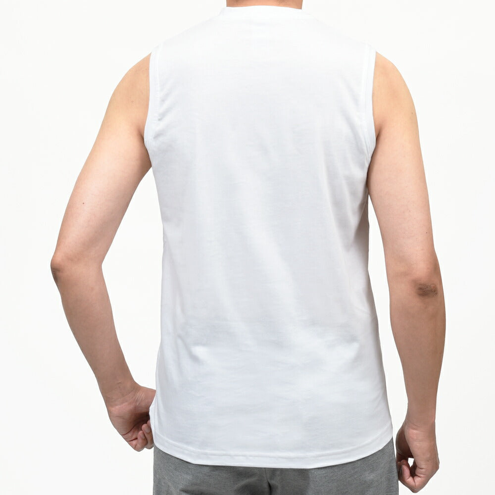 Schiesser（シーサー） コットン天竺ノースリーブクルーネックカットソー AMERICAN T-SHIRT SINGLET(2packs) 12161001113