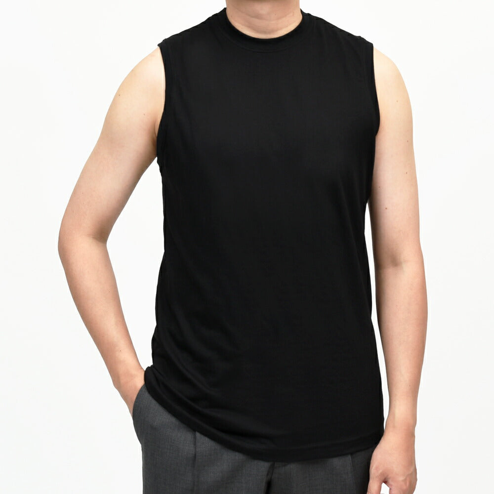 Schiesser（シーサー） コットン天竺ノースリーブクルーネックカットソー AMERICAN T-SHIRT SINGLET(2packs) 12161001113