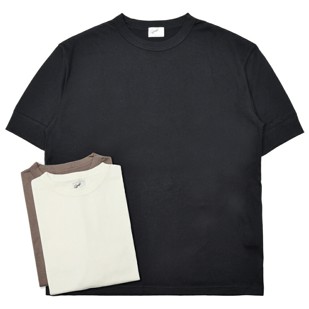 Bonfil（ボンフィル） コットンカシミアS/Sクルーネックカットソー B02-1 12161001172