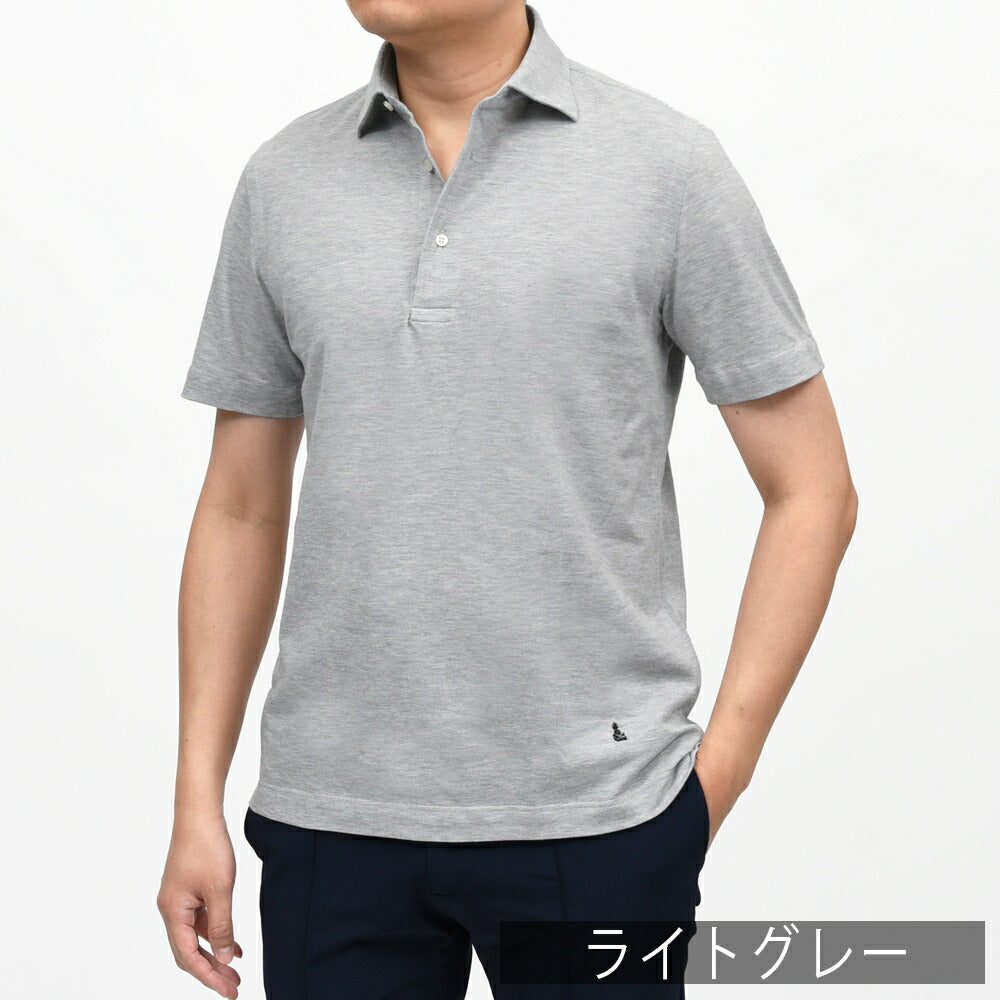 GUY ROVER（ギ ローバー） guji/ring別注ウォッシュドコットン鹿の子S/Sポロ 12161013027