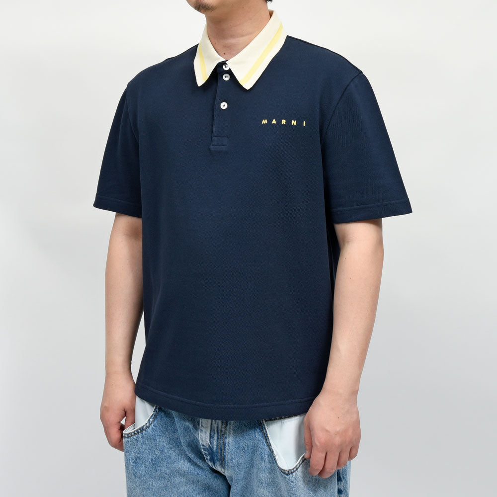 MARNI（マルニ） コットンピケポロシャツ PUMU0051LS UTC599 12161402138