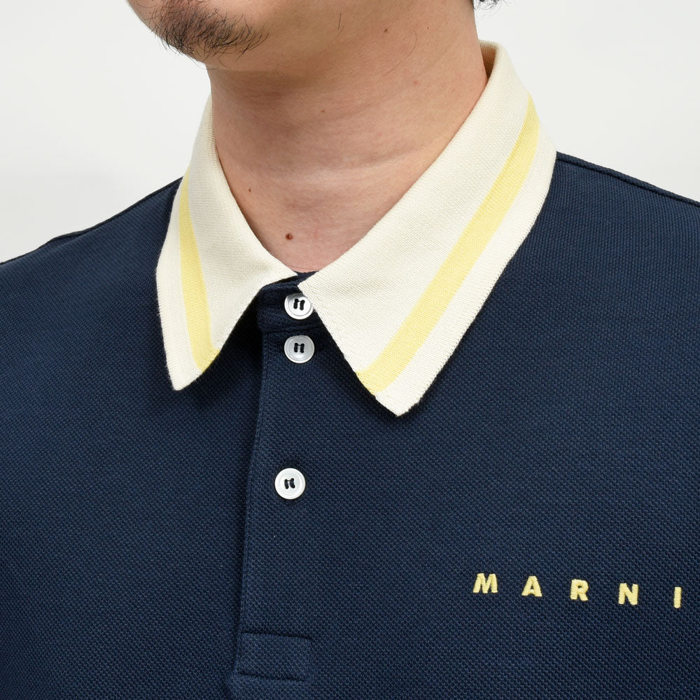 MARNI（マルニ） コットンピケポロシャツ PUMU0051LS UTC599 12161402138