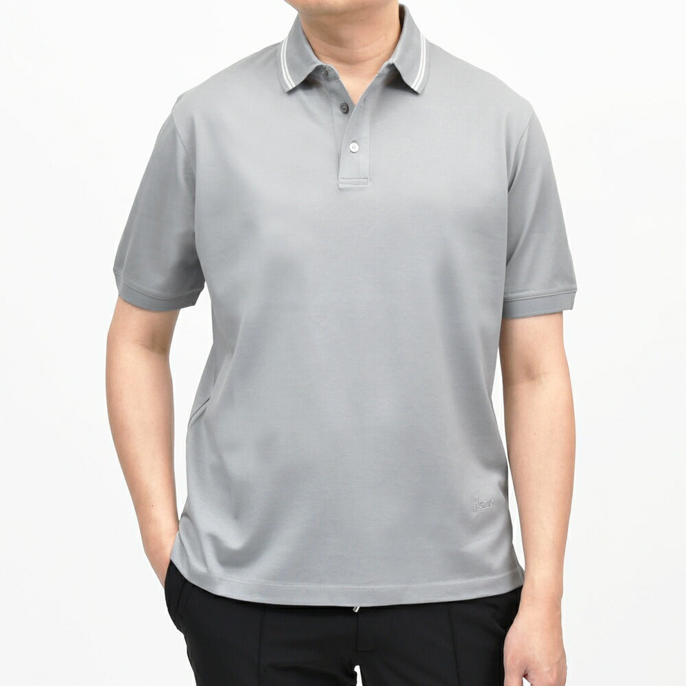 HERNO（ヘルノ） コットンマイクロピケジャージS/Sポロ JPL00148U-54016 12161600132