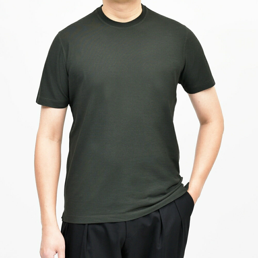 ZANONE（ザノーネ）<br>アイスコットンクレープS/Sクルーネックカットソー TSHIRT MC/SLIM FIT/815214/ZG380/472-95518 12165300052