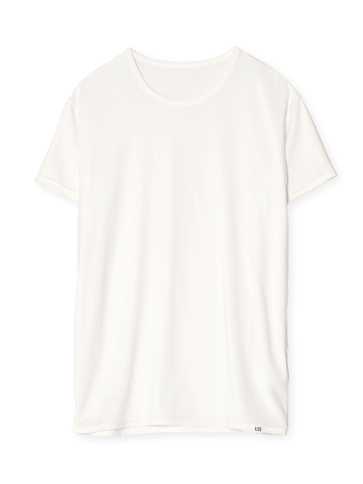 シルク インナークルーネックTシャツ (オフホワイト)