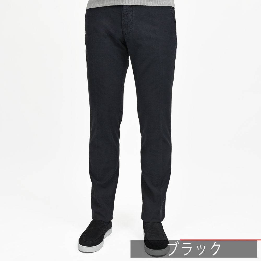 INCOTEX SLACKS（インコテックス スラックス） SLIM FIT ガーメントダイオーガニックコットンストレッチチノテーパードパンツ 18S100-4611E/41544 13052000052