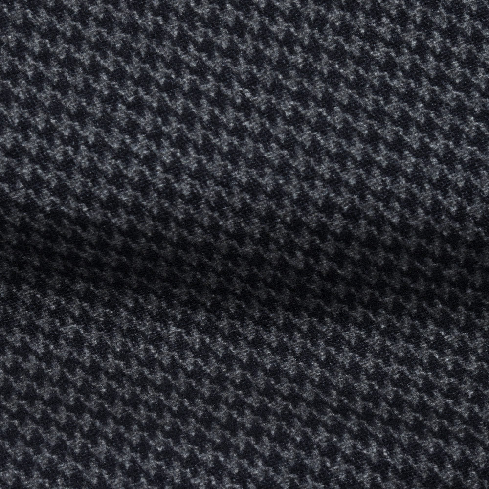 INCOTEX SLACKS（インコテックス スラックス） SLIM FIT ガーメントダイコットンストレッチネルハウンドトゥースプリントテーパードパンツ 18S100-40593/21507 13052001052