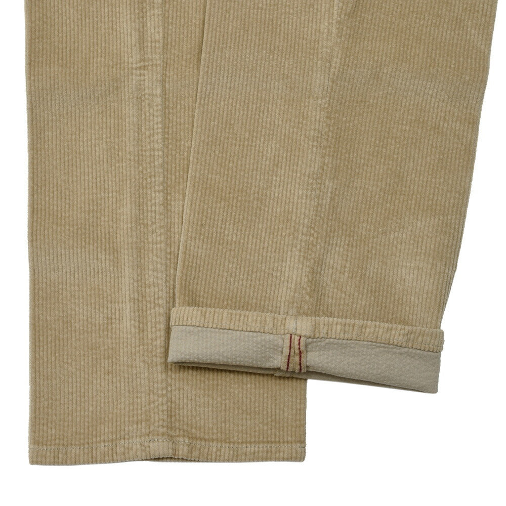 INCOTEX SLACKS（インコテックス スラックス） SLIM FIT ウォッシュドストレッチコットンコーデュロイテーパードパンツ 18S100-4687A/21509 13052002052