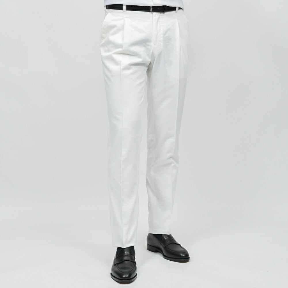 IGARASHI TROUSERS（五十嵐トラウザーズ） コットンツイル1プリーツパンツ / テーパード 13052235187
