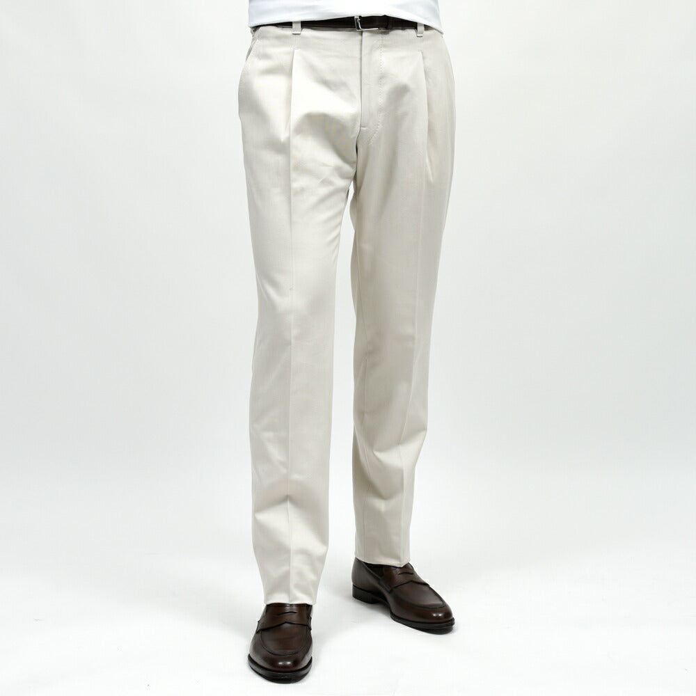 IGARASHI TROUSERS（五十嵐トラウザーズ） コットンツイル1プリーツパンツ / テーパード 13052235187