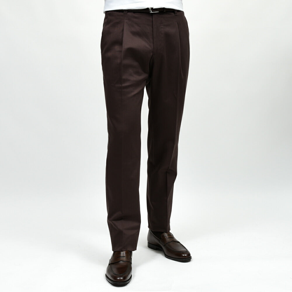 IGARASHI TROUSERS（五十嵐トラウザーズ） コットンツイル1プリーツパンツ / テーパード 13052235187