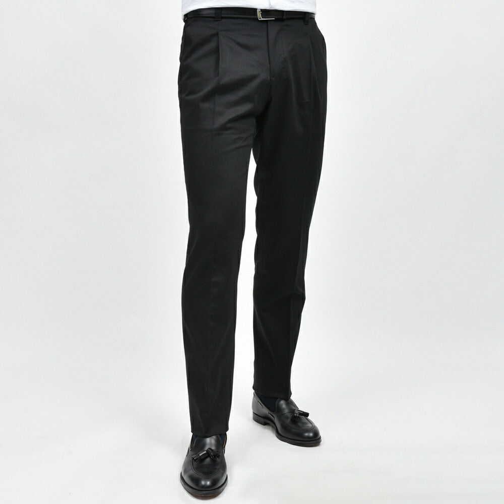 IGARASHI TROUSERS（五十嵐トラウザーズ） コットンツイル1プリーツパンツ / テーパード 13052235187