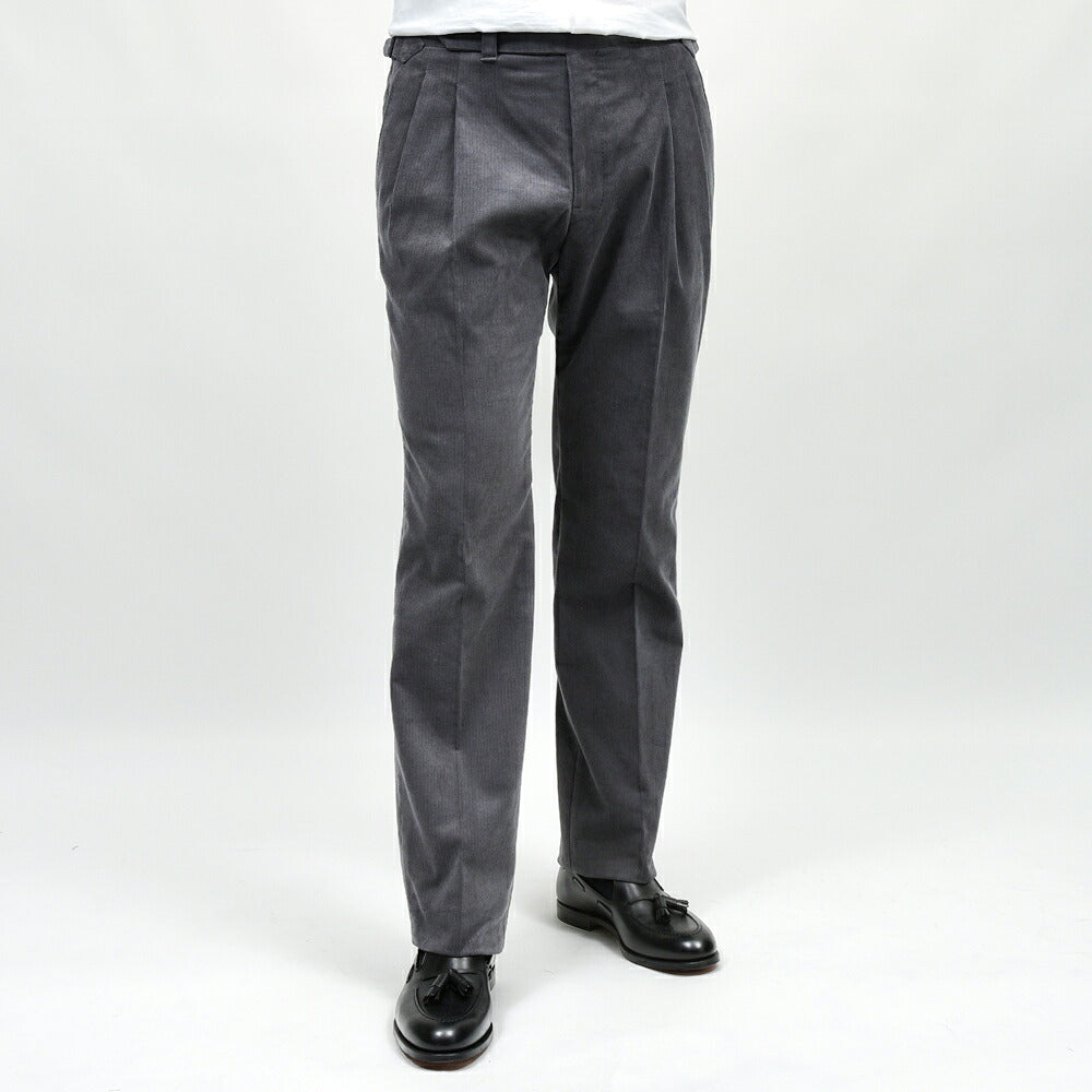 IGARASHI TROUSERS（五十嵐トラウザーズ） コットンコーデュロイサイドアジャスター2プリーツパンツ / ストレート 13052238187