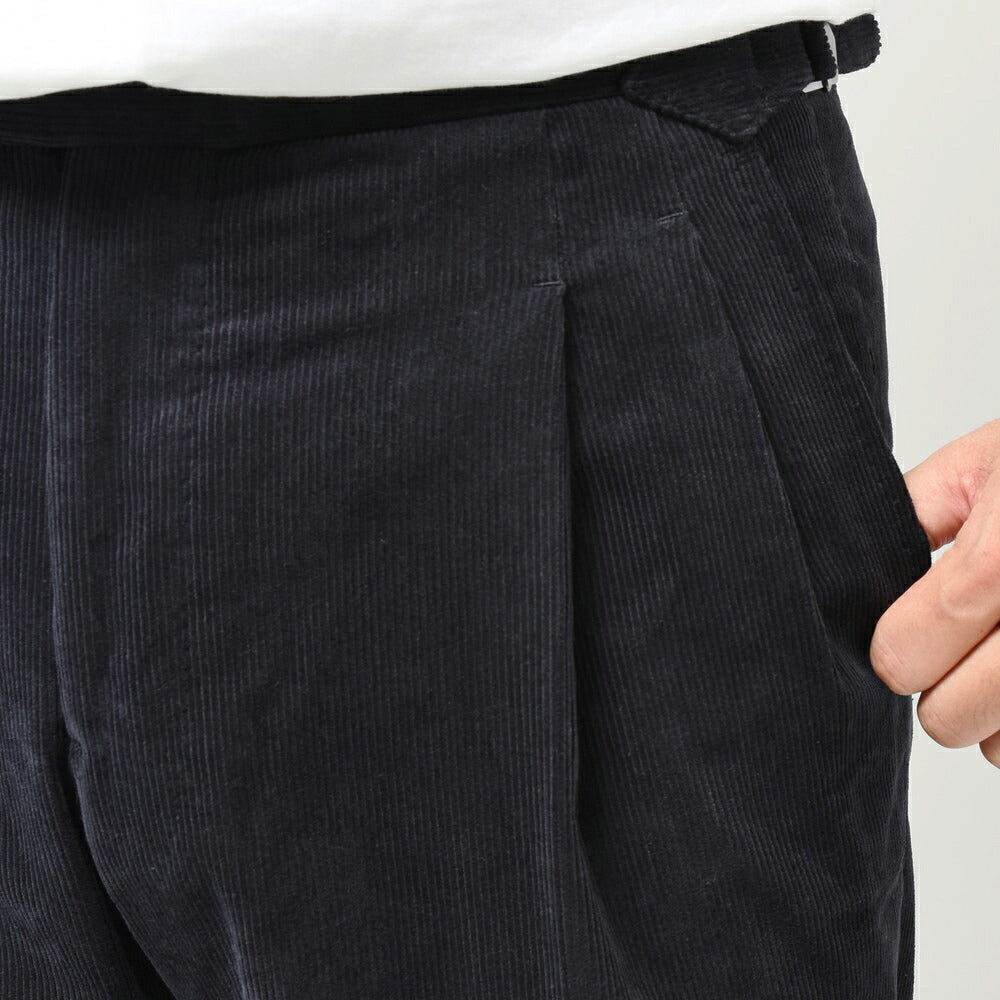IGARASHI TROUSERS（五十嵐トラウザーズ） コットンコーデュロイサイドアジャスター2プリーツパンツ / ストレート 13052238187