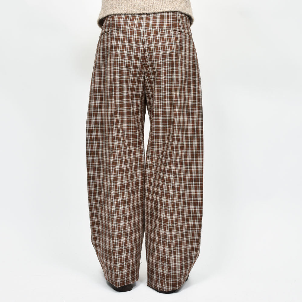 MARNI（マルニ） ウールチェックワイドパンツ PUMU0320U0 UTWA35 13052403138