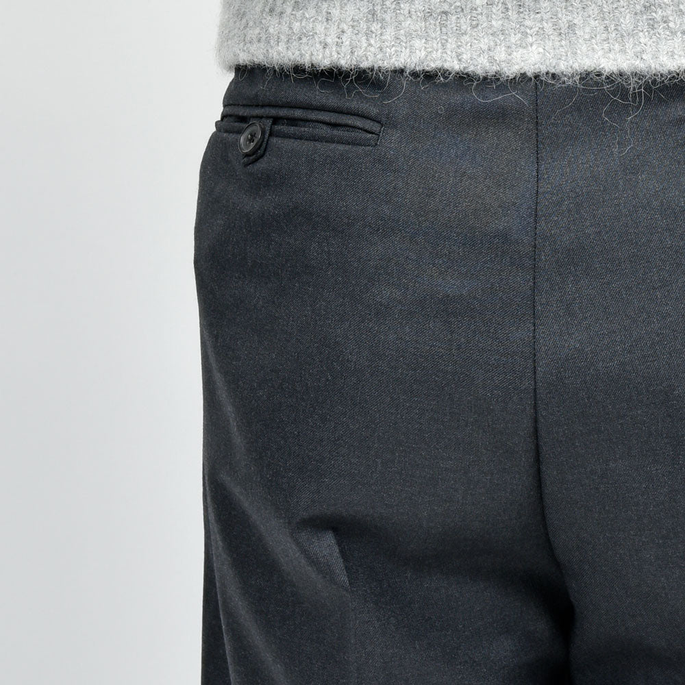 LA COLLECTION（ラ コレクション） ウールサージ2インプリーツワイドパンツ IRA TROUSERS genderless 13052701039