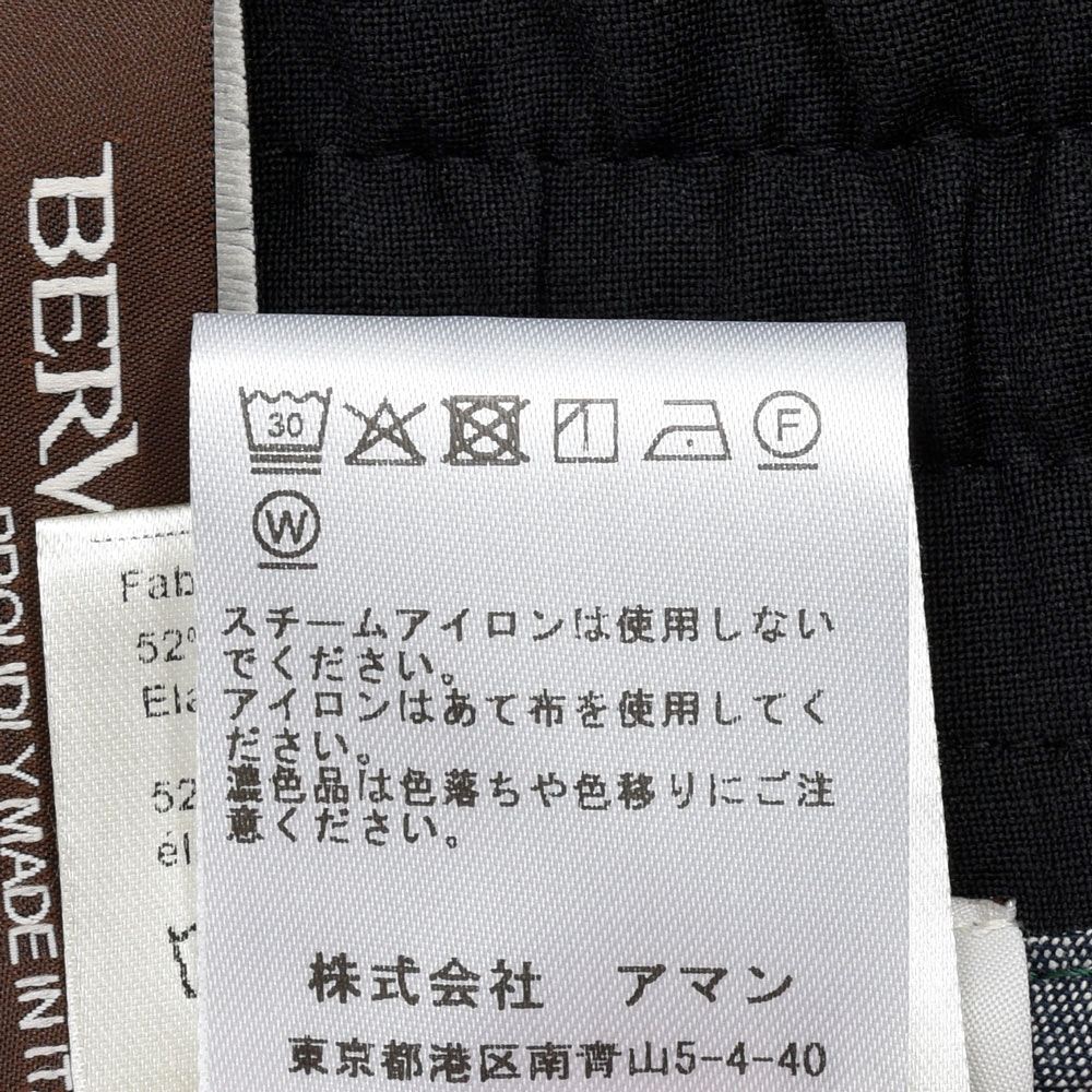 BERWICH（ベルウィッチ） SAKE GYMサケジム テックウール1プリーツシャーリングテーパードパンツ GT1442X 13061000039