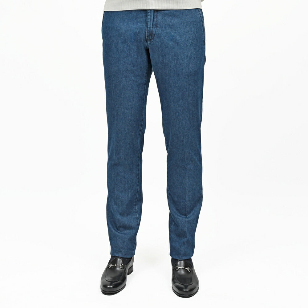 INCOTEX SLACKS（インコテックス スラックス） SLIM FIT ウォッシュドデニムテーパードパンツ 18S100/6608A/51504 13061000052