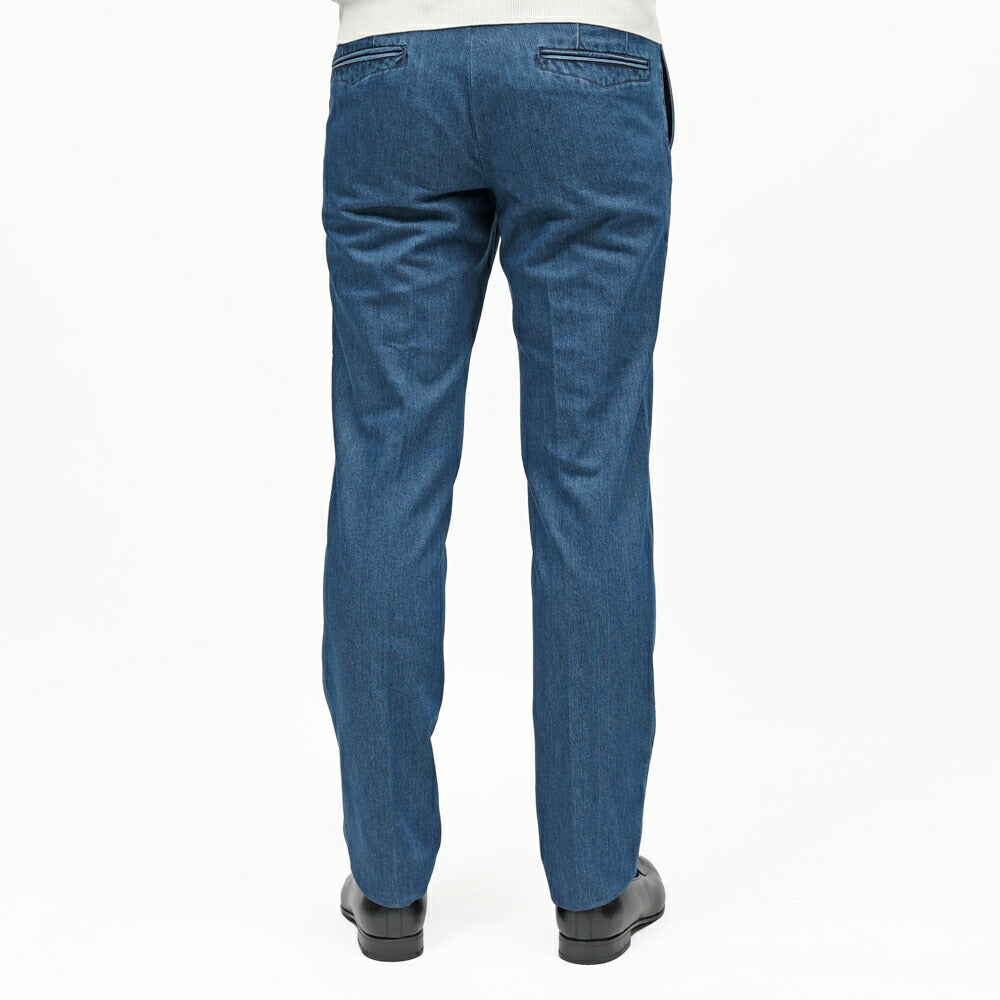INCOTEX SLACKS（インコテックス スラックス） SLIM FIT ウォッシュドデニムテーパードパンツ 18S100/6608A/51504 13061000052