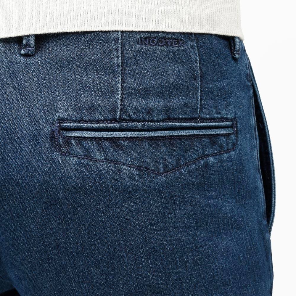INCOTEX SLACKS（インコテックス スラックス） SLIM FIT ウォッシュドデニムテーパードパンツ 18S100/6608A/51504 13061000052