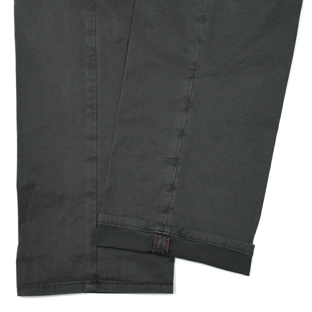 INCOTEX SLACKS（インコテックス スラックス） SLIM FIT ガーメントダイオーガニックコットンストレッチチノテーパードパンツ 18S100/9664C/51601 13061001052