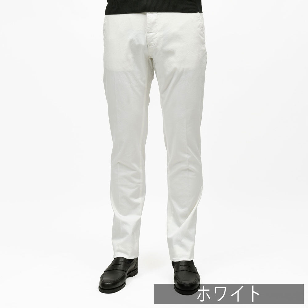 INCOTEX SLACKS（インコテックス スラックス） SLIM FIT ガーメントダイオーガニックコットンストレッチチノテーパードパンツ 18S100/9664C/51601 13061001052