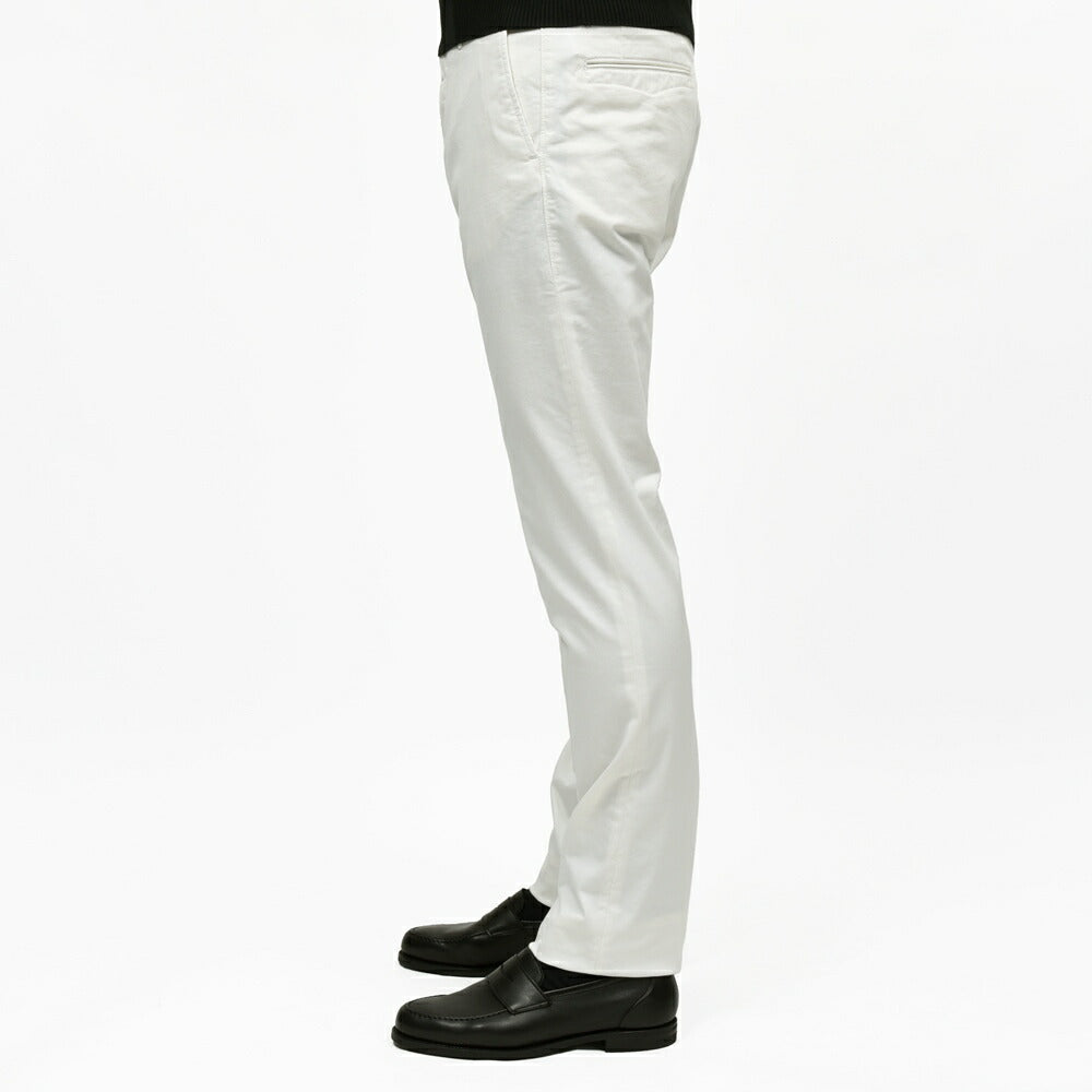 INCOTEX SLACKS（インコテックス スラックス） SLIM FIT ガーメントダイオーガニックコットンストレッチチノテーパードパンツ 18S100/9664C/51601 13061001052