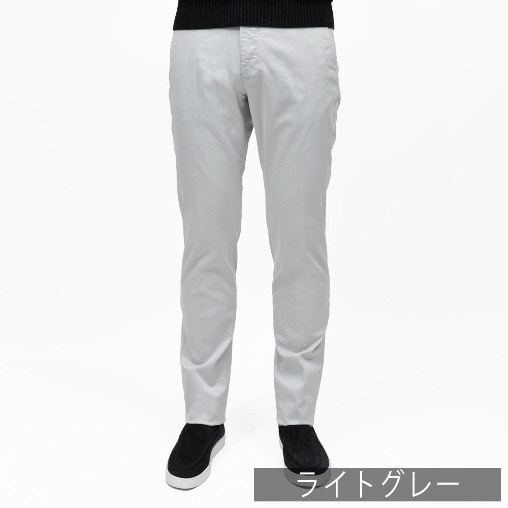 INCOTEX SLACKS（インコテックス スラックス） SLIM FIT ガーメントダイオーガニックコットンストレッチチノテーパードパンツ 18S100/9664C/51601 13061001052