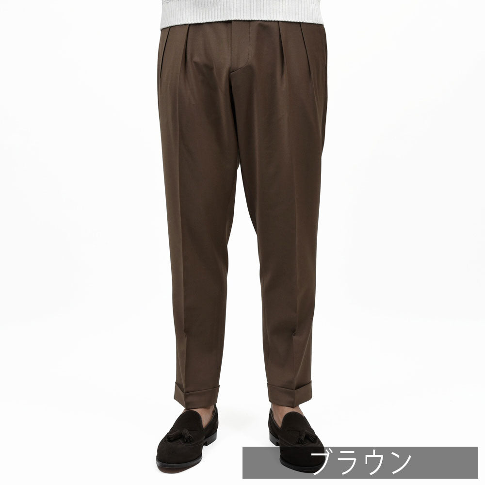 BERWICH（ベルウィッチ） SCOTCHスコッチ テックウール2インプリーツクロップドパンツ GT1442X 13061003039