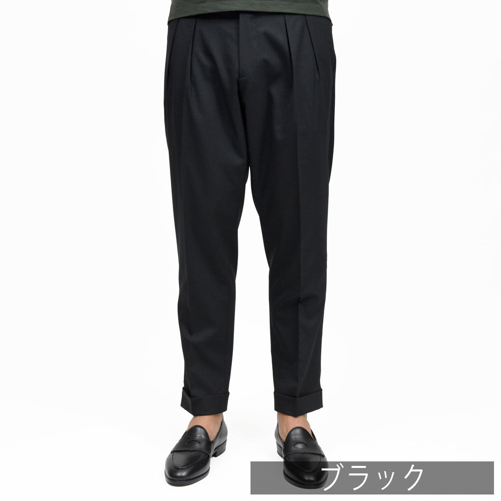 BERWICH（ベルウィッチ） SCOTCHスコッチ テックウール2インプリーツクロップドパンツ GT1442X 13061003039