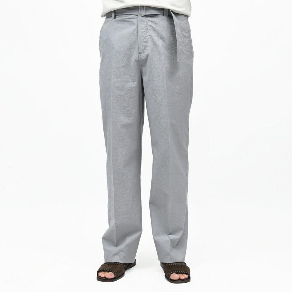 LARDINI（ラルディーニ） INDROインドロ コットンナイロンポプリンワイドレッグベルテッドパンツ PACA66201 13061004109