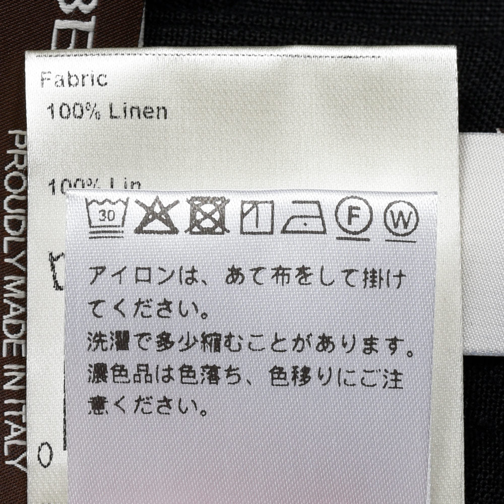 BERWICH（ベルウィッチ） SCOTCHスコッチ リネンソリッド2インプリーツクロップドパンツ VT1330 13061006039