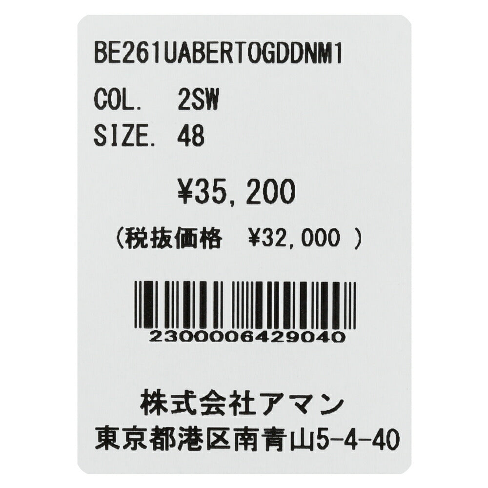 BERWICH（ベルウィッチ） BERTOベルト ウォッシュドデニム1プリーツバックシャーリングテーパードパンツ BERTO-GD-DNM1 13061015039